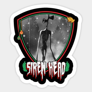 Christmas Siren Head Sticker